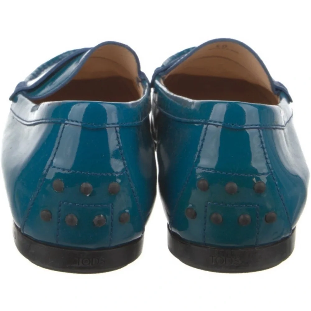 Tod’s Patent Leather Loafers Size 10 - Picture 3 of 3